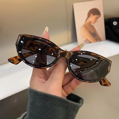 Cat Eye Oval Sunglasses Personalized Fashion Female Shades Popular Glasses Street Photos Accessories Driving Glasses