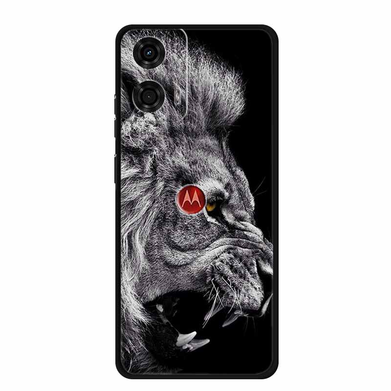 For Motorola G Stylus 5G 2024 Case TPU Animals Soft Silicone Phone Cases For Moto G Stylus 5G 2024 Wolf Protective Back Cover