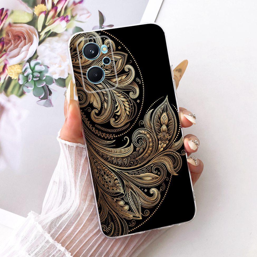 For Realme 9i 4G Case RMX3491 Transparent Cute Cat Fashion Butterfly Funny Painted Casing For Real me 9i 4G Cover