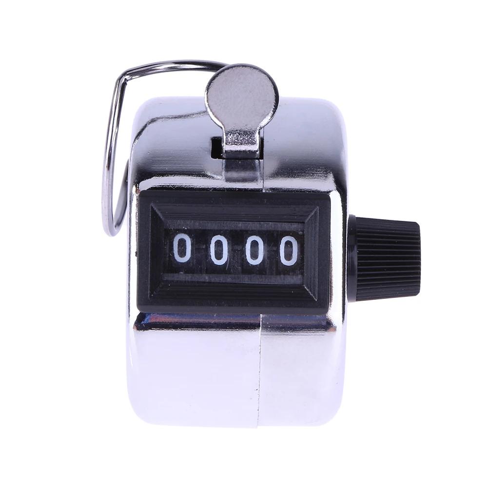 Handheld 4 Digital Tally Counter Mechanical Manual Palm Clicker Number Count Assorted Tally Counter Number Count