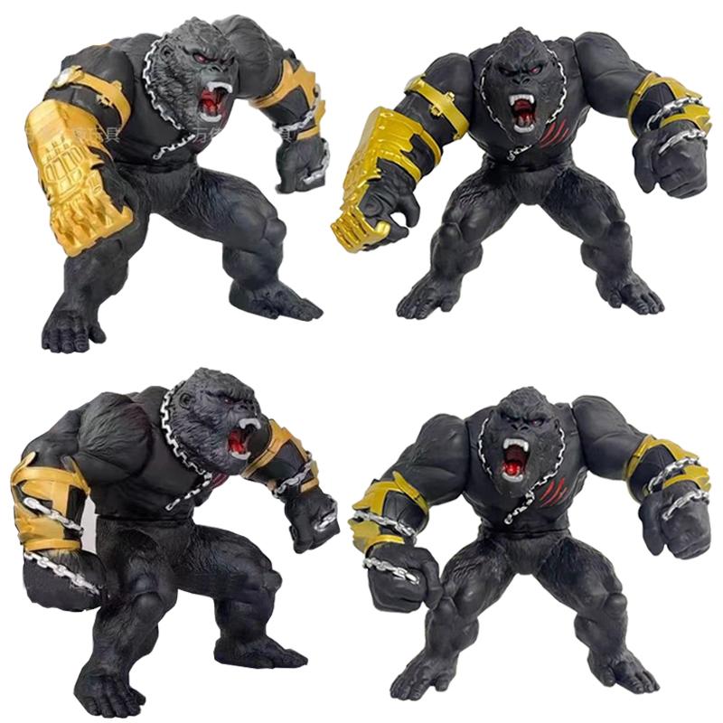 Hot 9Cm Agodzilla Vs King Konged 2 The New Empire The Rise Of Roaring Robot Arm King Kong And Roaring Chain King Kong Figure