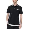 FILA FUSION Polo Shirts Men's Pitch Black Polo Collar Moderate Straight Fit T11M223101FBK