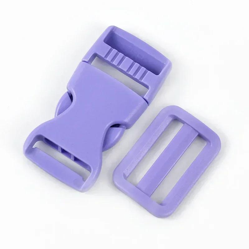 5/10Sets Meetee 25/32/38mm Backpack Belt Buckles Plastic Release Clasp Tri-Glide Slider Ring Hook Safety Clip Buckle DIY Craft