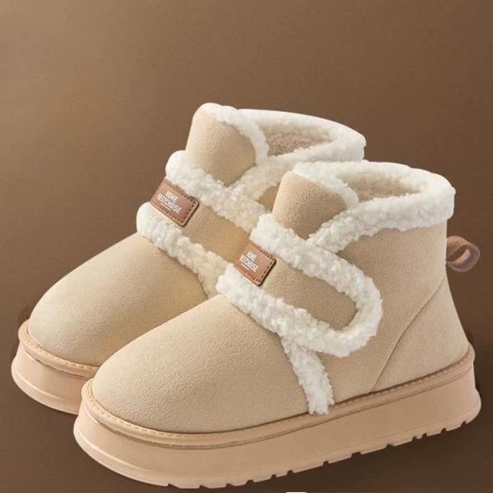 2025 New Women's Winter Snow Boots with Thickened Velvet Lining for Non-Slip, Warmth, and Comfort
