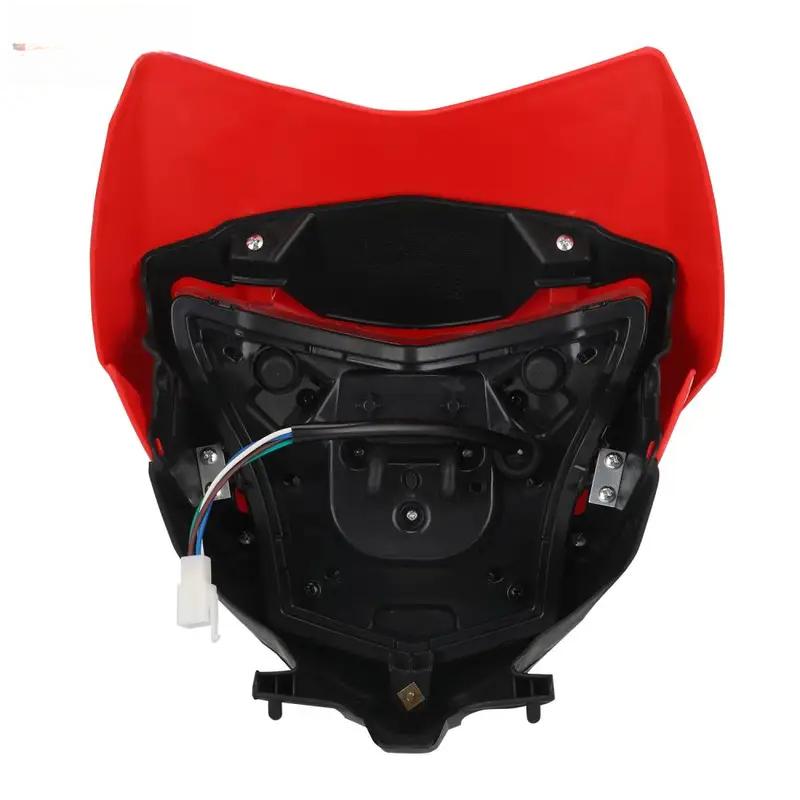 New Headlight Motorcycles Accessories LED Headlamp PP Head Lamp Light Plastic For HONDA XR150L XR 150L Dirt Pit Bike Moto Parts