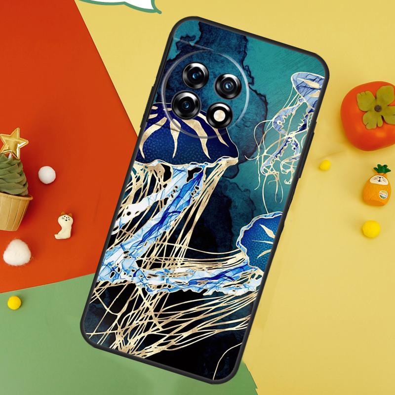 Magic Jellyfish Case For OnePlus 15 12 12R 13T 13R 13 11 9 10 Pro 10T 8T Nord 5 CE 2 3 4 Lite N20 N30 Cover