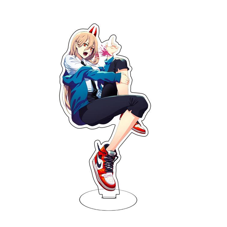 15cm Anime Chainsaw Man Acrylic Stand Action Figure Toy Makima Hayakawa Aki Figures Desktop Home Decoration