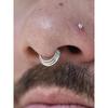 Fashion Popular Titanium Steel Three-Layer Five-Layer Nasal Septum Nose Ring Earrings Cochlear Ring Piercing Jewelry