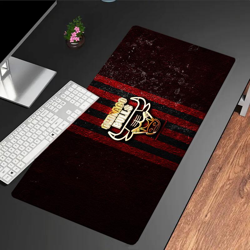 Chicago-Bulls Logo Mouse pad, Gaming Mouse Pad, keyboard pad, Desk Decor for computer notebook Fan Gift Birthday Gift