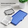 Silicone Soap Holder Self Draining Soap Bar Holder Kitchen Soap Dish Sponge Tray Counter Caddy Organizer For Dish Soap Dispenser