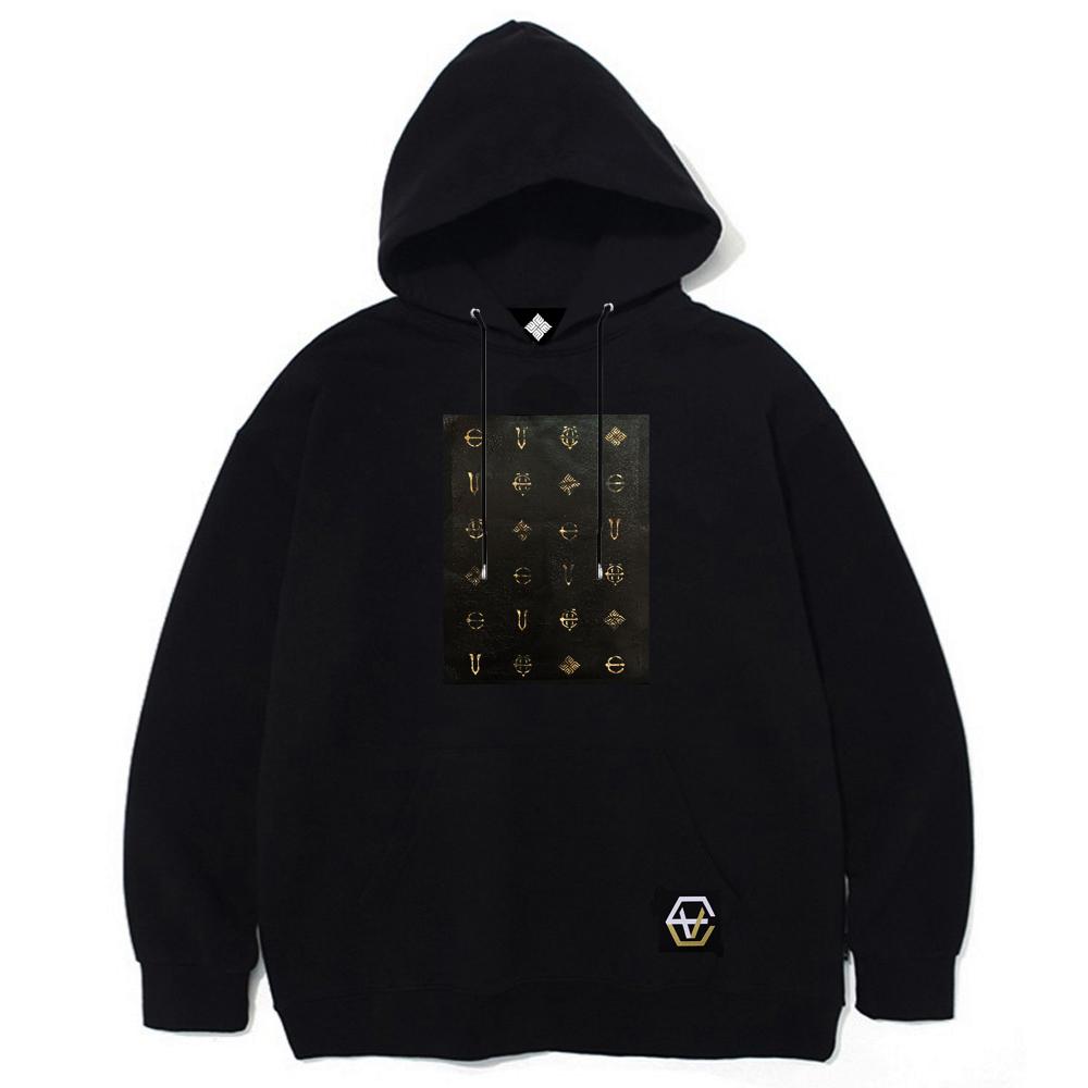 Восьмой том (Флисовой подкладке) Дом А. Худи с принтом Black/One Size