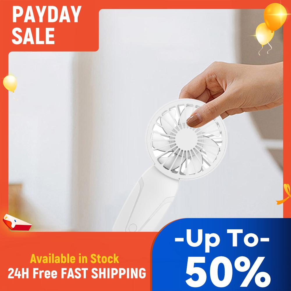 Personal Fan USB Rechargeable Mini Fan 3 Speeds Compact Cooling Fan for Home Office Travel and Outdoor Activities