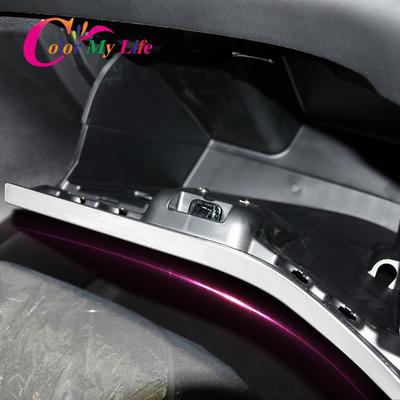 LHD Car Interior Glove Box Decoration Cover Trim Sticker for Ford New Fiesta MK7 2009 - 2017 Storage Box Stickers
