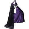Women Halloween Solid Color Cape Long Cloak Cosplay Party Costume Casual Gothic Stage Dress Up Cape For Festival