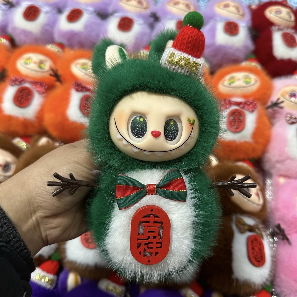 New Year's Snowman Plush Pendant Book Bag Pendant Keychain Gift Doll