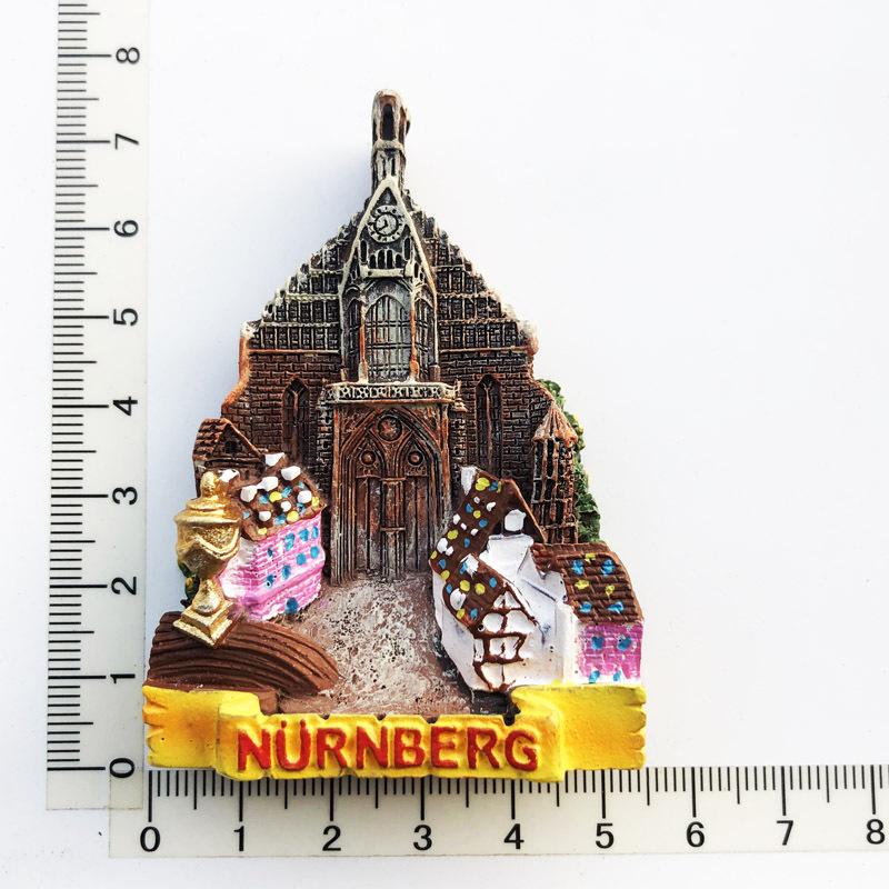 Germany 3D Fridge Magnets Tourism Souvenir Resin Refrigerator Magnets Sticker Collection Handicraft Gift Decoration Articles