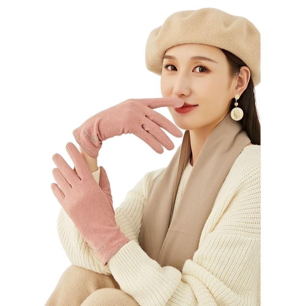 Touchscreen Women's Warm Gloves Fashion Winter Gloves New Cycling Glove  for Autumn Winter