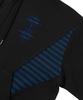 Gakkai Unions Four-Star Stripe Color Block Zip-Up Hoodie Black