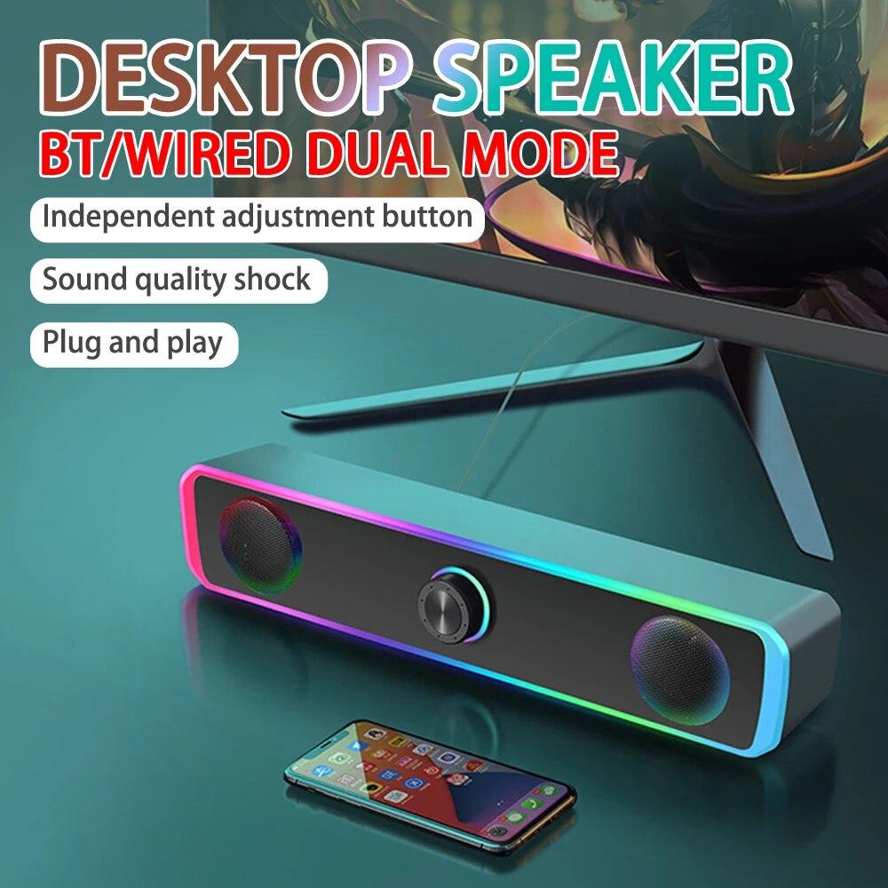 Home Theater Sound System, 4d Surround Sound Bar With Bluetooth, Tv And Computer Speakers, Subwoofer, Stereo Music Box