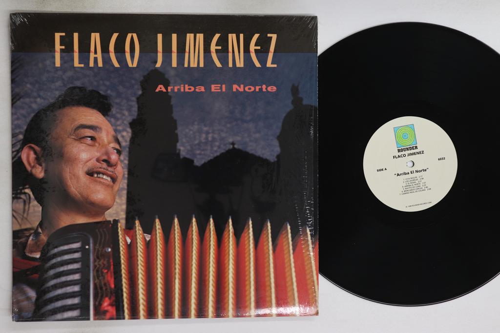 LP Record FLACO JIMENEZ - Arriba El Norte 6032 ROUNDER 1989 US Latin Used