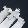 Pandantiv Piatră Prețioasă Cuarț Roz Piatră Prețioasă Cuarț Roz Handmade Argint Sterling 925 Pandantiv Cruce Pentru Cadouri Pandantiv Pentru Ea Pentru Femei Bijuterii