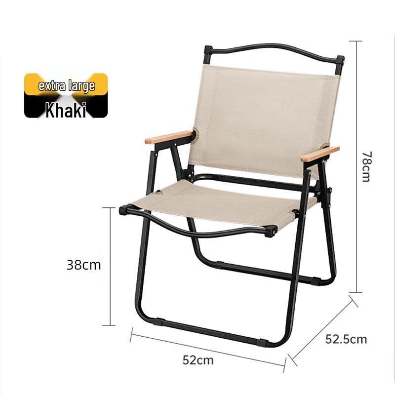 Custom Logo Portable Kermit Camping Chair - Folding Outdoor Chair for Fishing, Picnic, and Beach