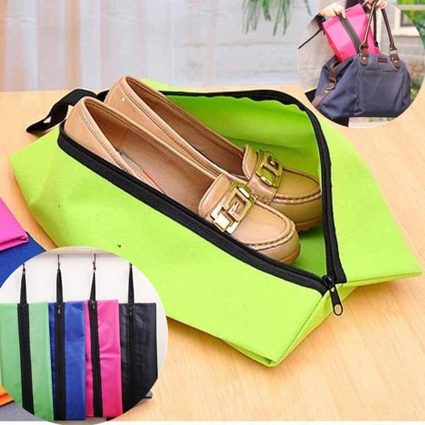 2018 Neueste Schuhtasche Oxford-Stoff Schuhe Aufbewahrungstasche Hängend Wasserdicht Reise Staubdicht Schuhtasche