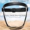 Cycling Transparent Goggles Facial Protective Mask Cycling Full Face Protective Mask Anti-Fog Windproof Mask Cycling Supplies