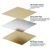 PEI Textured 264x276mm Build Plate For Anycubic Kobra X Plate Kobra S1 Combo Spring Steel Sheet For Anycubic KX 3D Printer Parts