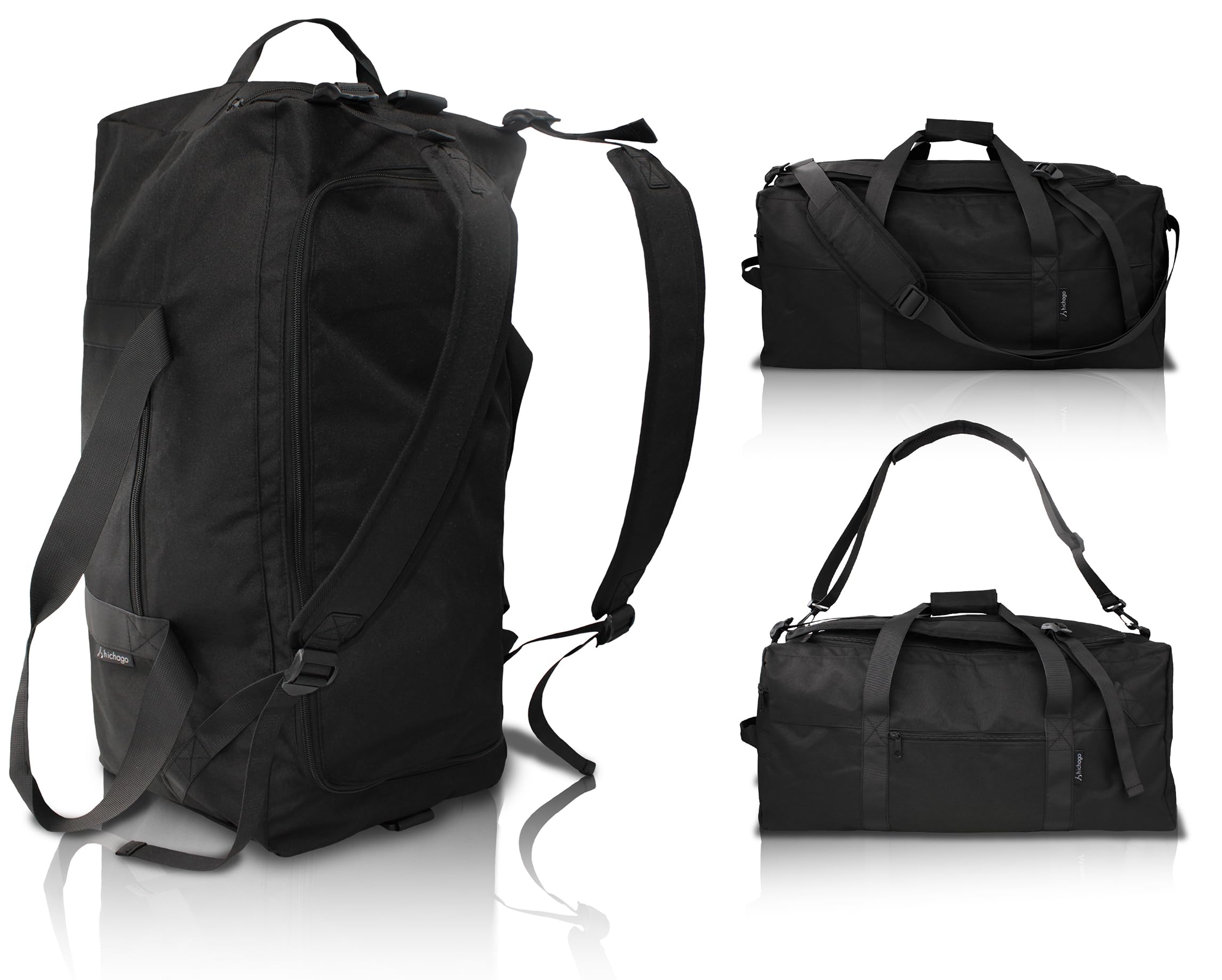 

Сумка Бостон Хичаго может использоваться как Большая сумка для школьного клуба, путешествий, для средней школы, гольфа, [Можно использовать как рюкзак] вместимость, легкий вес, путешествия, чёрный