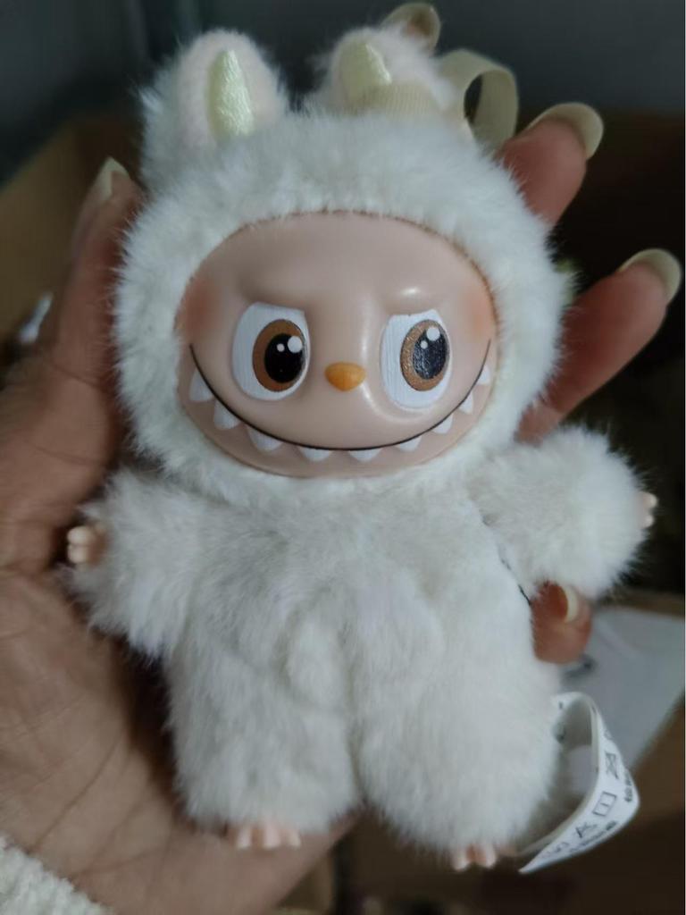 In Stock: Fast Shipping Fabric Doll Keychain with Vinyl Face - Blind Box Plush Figure