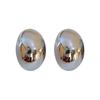 Simple Metal Gold Bean Stud Earrings Minimalist High-End Versatile Earrings for Women Fashion Jewelry