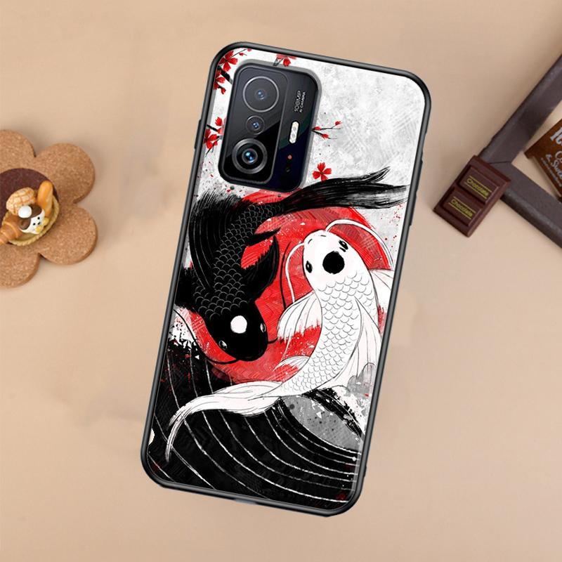 Koi Fish Yin Yang Case For Xiaomi POCO X7 X6 X5 X3 Pro F3 F5 F6 M6 Pro 13 14 Ultra 11T 12T 13T 14T Pro Cover