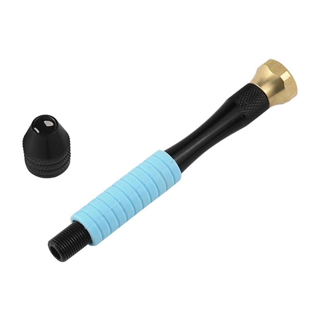 Anti Slip Rubber Sleeve Hand Drill Grip With Ergonomic Handle For Accurate Drilling In Jewelry Making And Woodworking