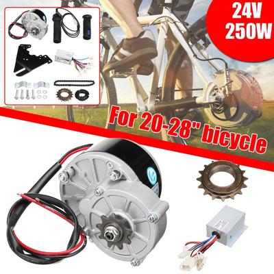 Sada motoru elektrické koloběžky DIY Sada kartáčového motoru, kola a ovladače Pro 20-28" elektrické kolo 250W 24V