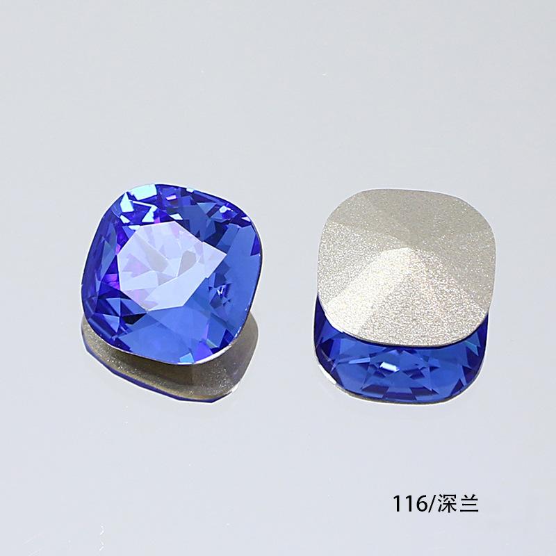 10Pcs Crystal K9 Glass Drill Tip Bottom Drill Fat Square Special-Shaped Nail Drill Clothing Accessories