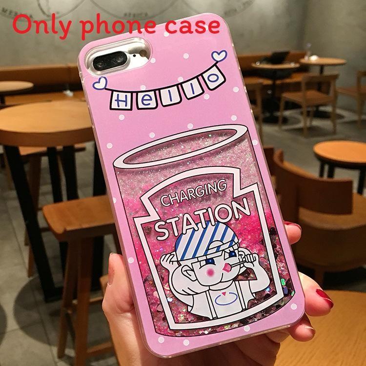 Unicorn Ice Cream Perfume Bottle Pattern Phone Cases For Iphone 6 6s 7 8 Plus