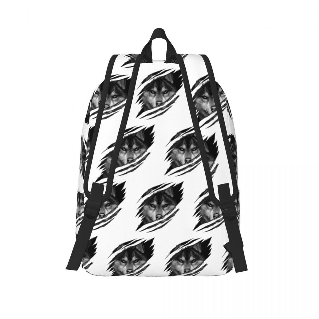 Cool Wolf RAR Design Backpack Hot Sale Daypack Large Capacity Children BookBag School Bag Shoulder Bags for Men Women