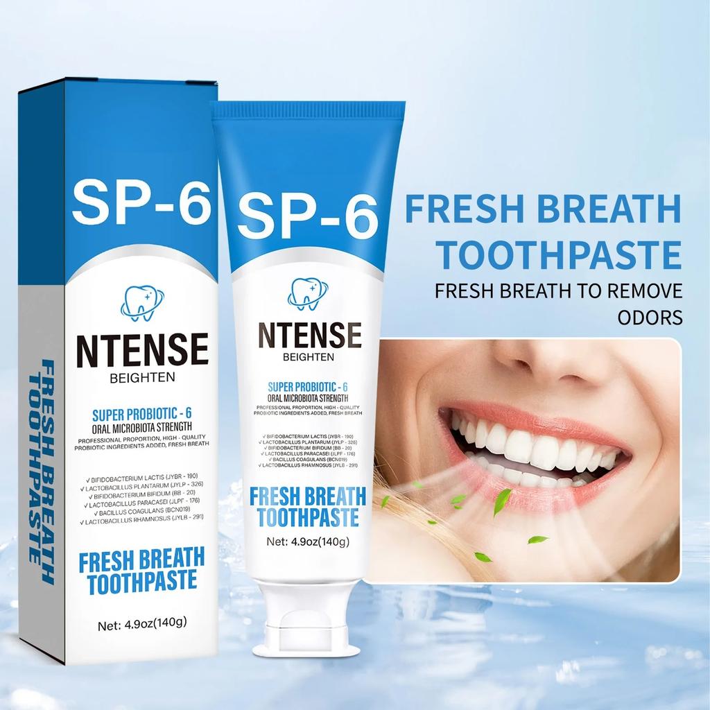 SP-6 Probiotic Toothpaste Remove Stains Oral Care Whiten Clean Teeth Ultra Whitening Management Fresh Breath Health Care Toothp