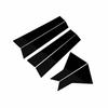Black Car Window BC Pillar Posts Cover Trim Kit For Honda Civic 11th Sedan 2022