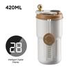 420ml Smart Thermos Bottle LED Temperature Display Coffee Cup 316 Stainless Steel Coffee Tumbler Mug for Camping Christmas Gift