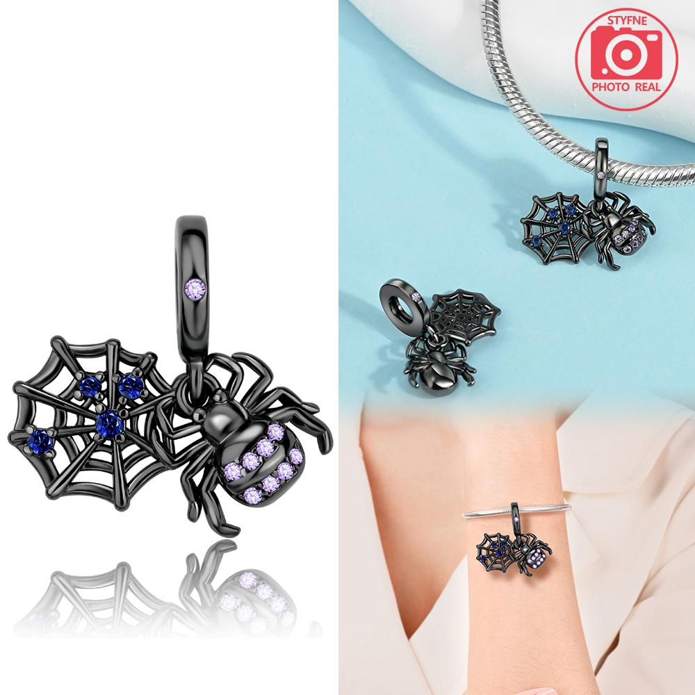 Spider Pendant Copper Colors For Charms Copper Colors Original Bracelet For Jewelry Making