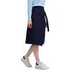 FILA Versatile Elegant Commuter Casual Long Skirt Women skirts Blue F11W514303FNV