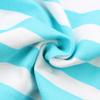 Striped Long-Sleeve Two-Piece Sleeping Bag for Kids - Breathable and Anti-Kick Design