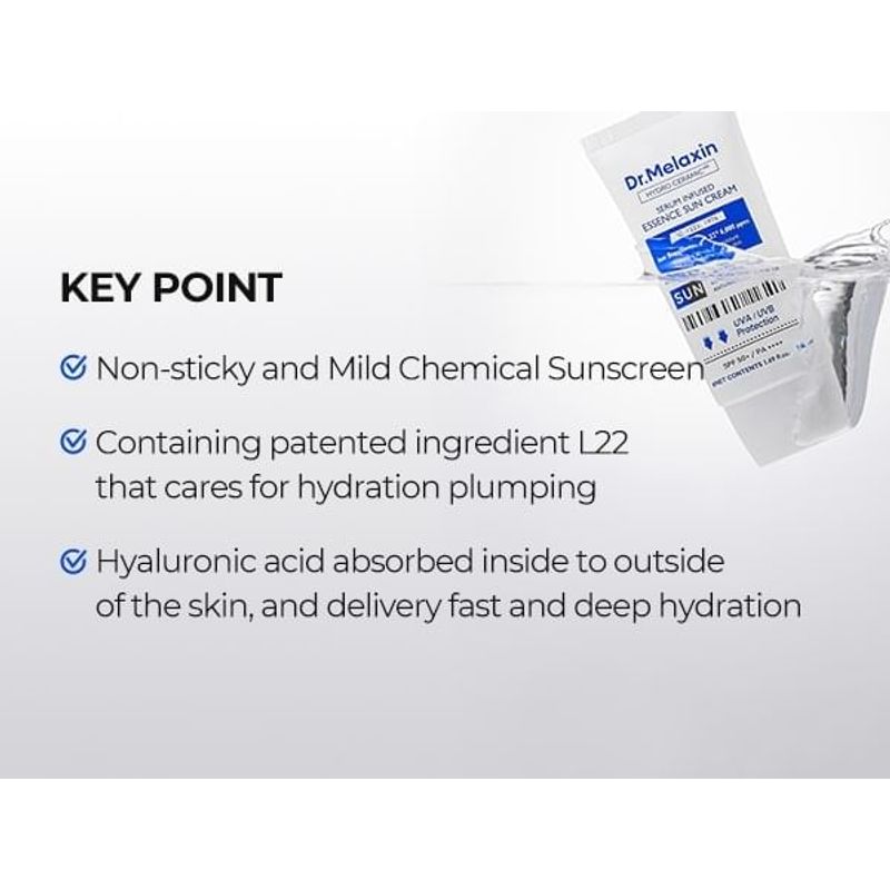 Dr.Melaxin - Hydro Ceramic Serum Infused Essence Sun Cream