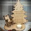 Christmas in Heaven Decoration Christmas Memorial Candle Holders Rocking Chair Ornament Save A Seat Memorial Gift Xmas Decor