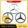 New For Mercedes Benz 3d ABS Black Rear Trunk Star Logo For Mercedes Benz W203 W204 W205 W212 W213 W176 W177 W222 W223 W117 W246