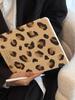 Leopard Print Three-Fold Mirror Case for iPad Mini 6/Pro (2021/2025)