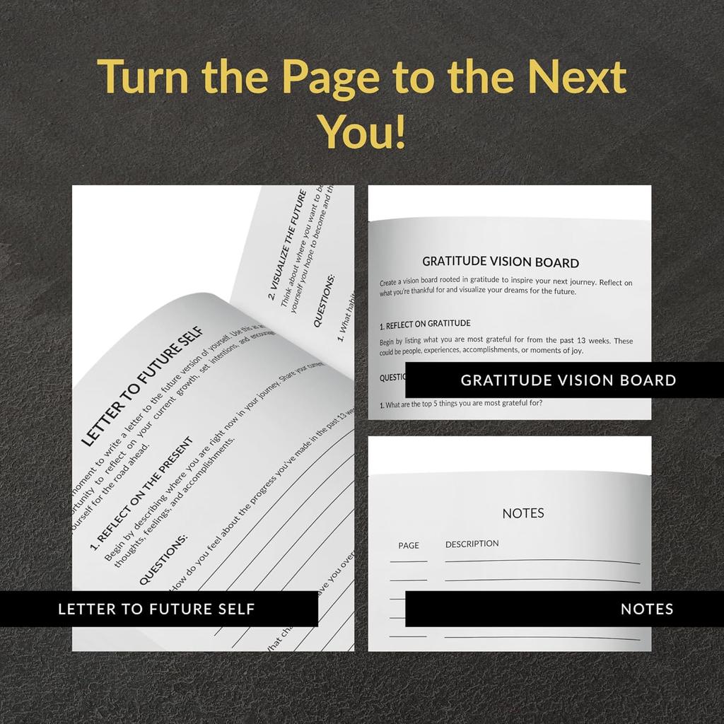 Foundations of Self Mastery Journal – Guided Daily Planner for Men & Women | Goal Setting, Gratitude, Manifestation, Affirmation, Reflection,