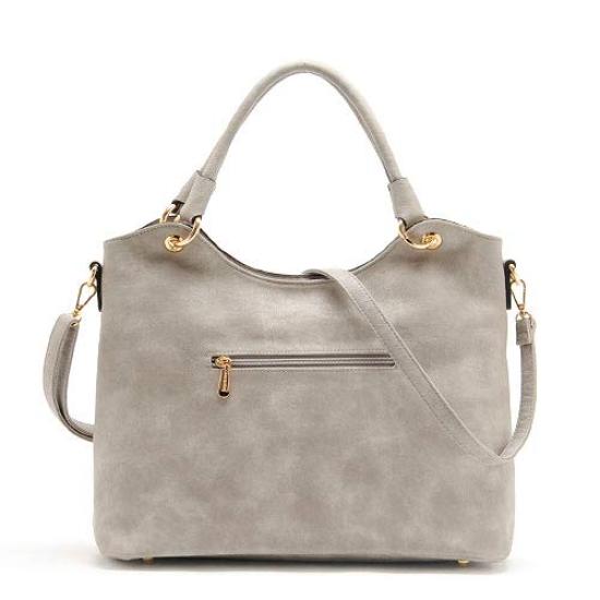 Cross Stitch 2WAY Tote Bag with Round Coin Case FIRANO 401438 Beige [FIRANO] Women's